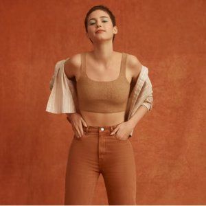 Everlane Way High Jean in Archroma Rich Earth, Size 31 Regular